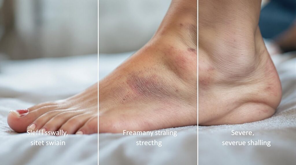 types of ankle sprains